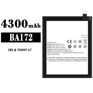 全新電池 BA172 適用於 Meizu 18X/TOSOT G7