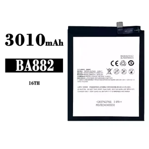 全新電池 BA882 適用於 Meizu 16TH