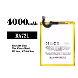 全新電池 BA721 適用於 Meizu M6/Blue Charm Note 6