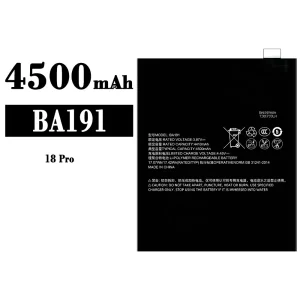 全新電池 BA191 適用於 Meizu 18 Pro