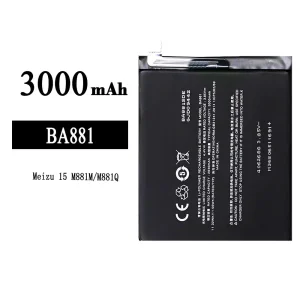 全新電池 BA881 適用於 Meizu 15 M881M/M881Q