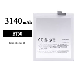 全新電池 BT50 適用於 Meizu Meilan M1