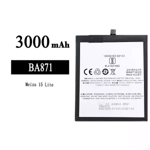 全新電池 BA871 適用於 Meizu 15 Lite