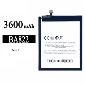 全新電池 BA822 適用於 Meizu NOTE 8