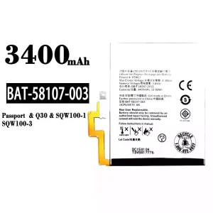全新電池 BAT-58107-003 適用於 BlackBerry Passport/Q30/SQW100-1/SQW100-3