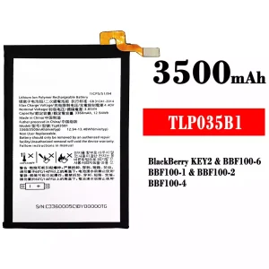 全新電池 TLP035B1 適用於 BlackBerry KEY2