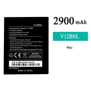 全新電池 V12BNL 適用於 WIKO