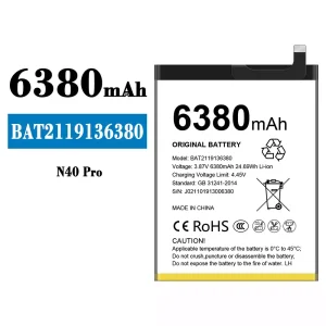 全新電池 BAT2119136380 適用於 Doogee N40 Pro