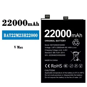 全新電池 BAT22M23H22000 適用於 Doogee V Max