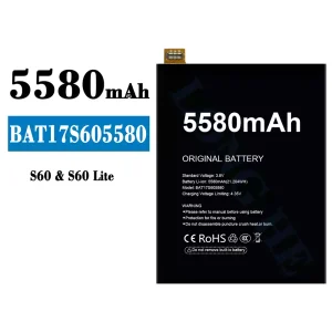 全新電池 BAT17S605580 適用於 Doogee S60/S60 Lite