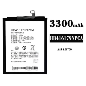 全新電池 HB416179NPCA 適用於 China Mobile A4S/M760