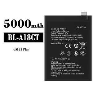 全新電池 BL-A18CT 適用於 General Mobile GM 21 Plus