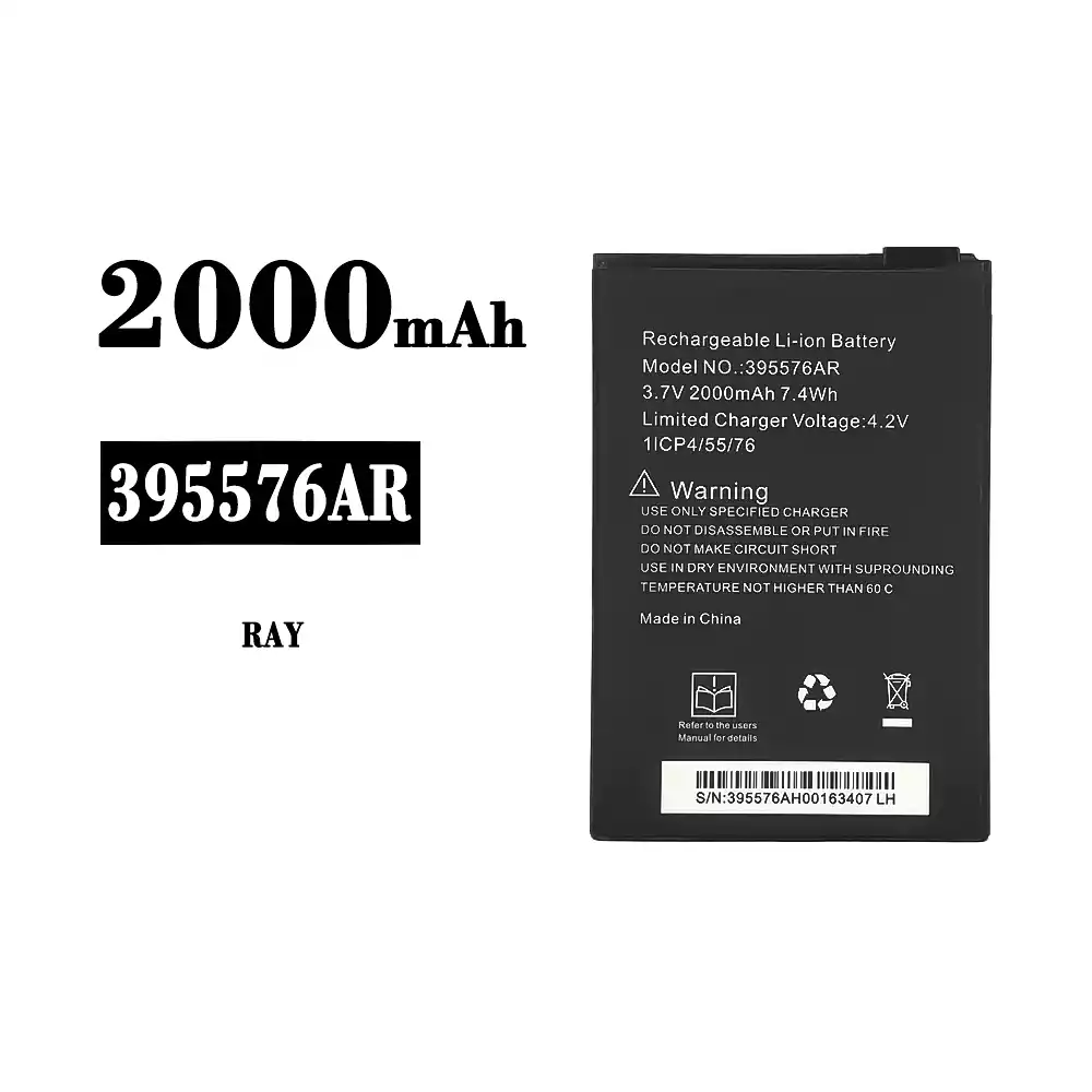 全新電池 395576AR 適用於 neno RAY