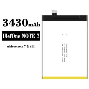 全新電池 ulefone note 7 適用於 ulefone note S11