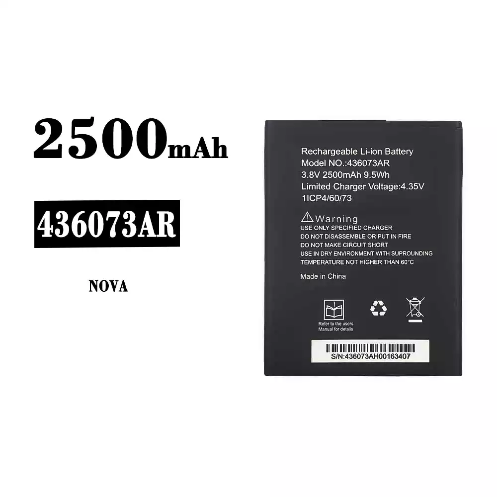 全新電池 436073AR 適用於 Neon NOVA