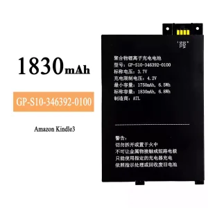 全新電池 GP-S10-346392-0100 適用於 Amazon Kindle 3/K3