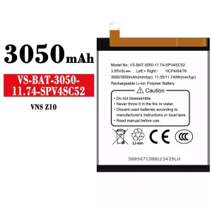 全新電池 VS-BAT-3050-11.74-SPV4SC52 適用於 VESTEL VNS Z10