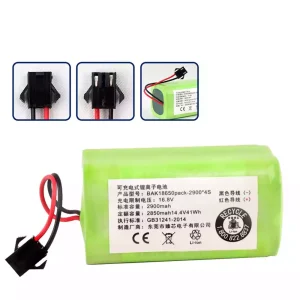 智能吸塵機器人 電池 適用於 ECOVACS DS37 DS43 DO33 DO36 DO37