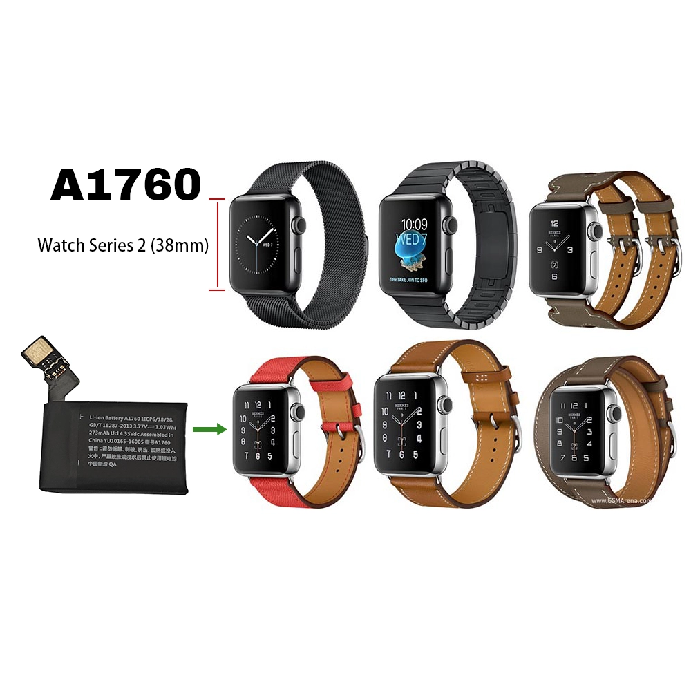 全新智慧手錶 電池 A1760 適用於 APPLE Watch Series 2 (38mm):圖片 4