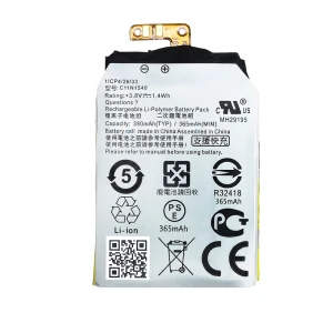 全新智慧手錶 電池 C11N1540 適用於 [ASUS]華碩 ZenWatch 2