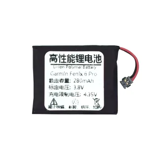 全新智慧手錶 電池 適用於 Garmin Fenix 6/6Pro