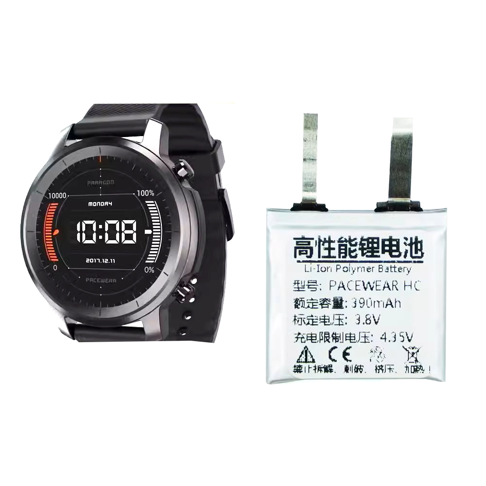 全新智慧手錶 電池 482726 適用於 PACEWEAR HC