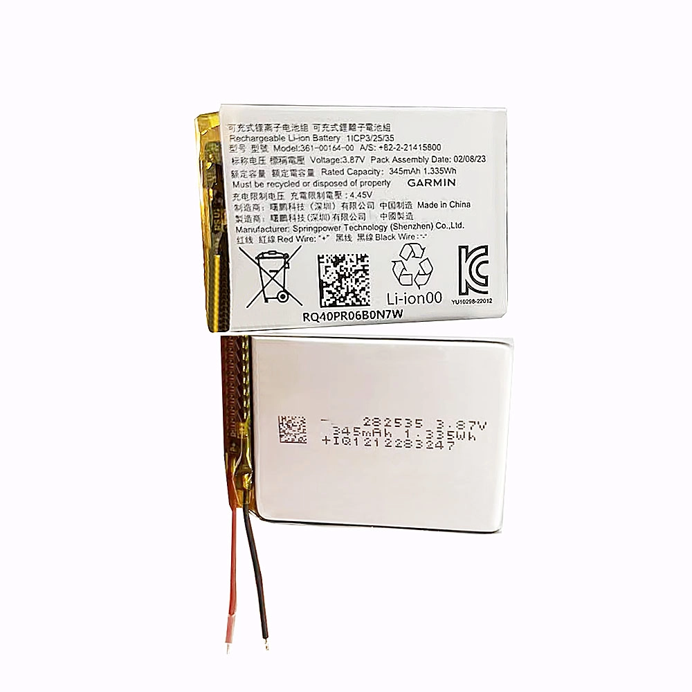 全新智慧手錶 電池 361-00164-00 適用於 Garmin Instinct solar STD-810G