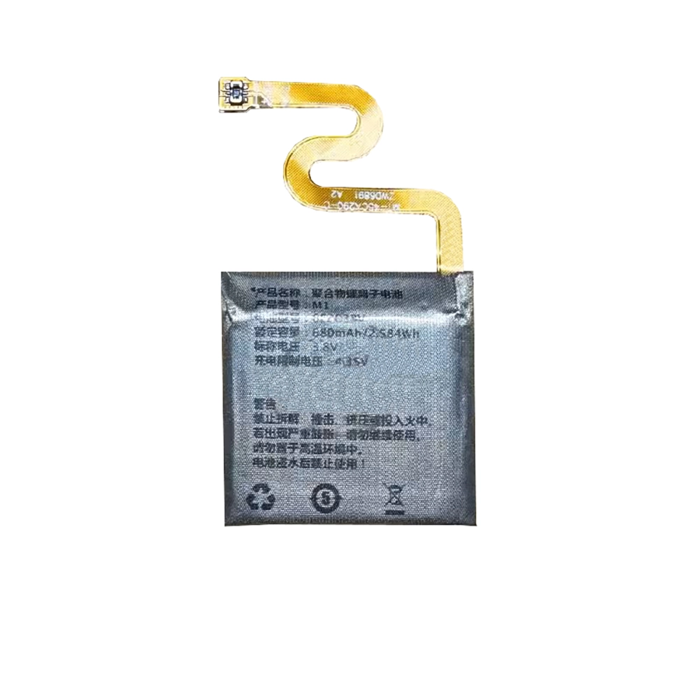 全新智慧手錶 電池 653028V 適用於 Abardeen M1