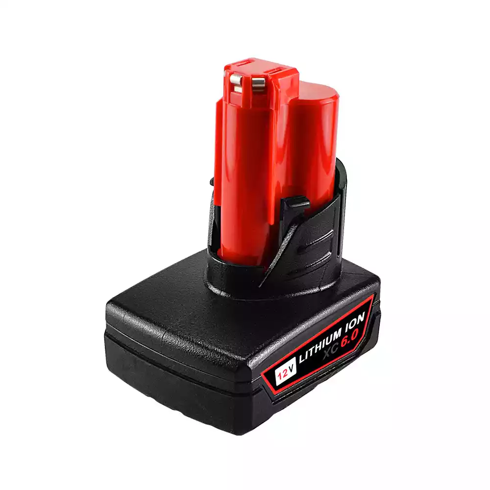 12V 6.0Ah 電動工具 電池 適用於 Milwaukee 48-11-2440,48-11-2450,48-11-2460