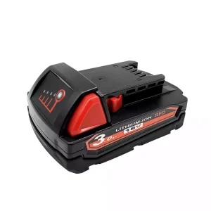 18V 3.0Ah 電動工具 電池 適用於 Milwaukee 48-11-1811,48-11-1815,48-11-1820,48-11-1822,48-11-1828,48-11-1837