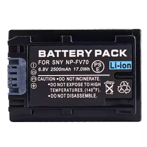 全新相機 電池 適用於 SONY NP-FV70
