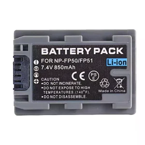 全新相機 電池 適用於 SONY NP-FP50