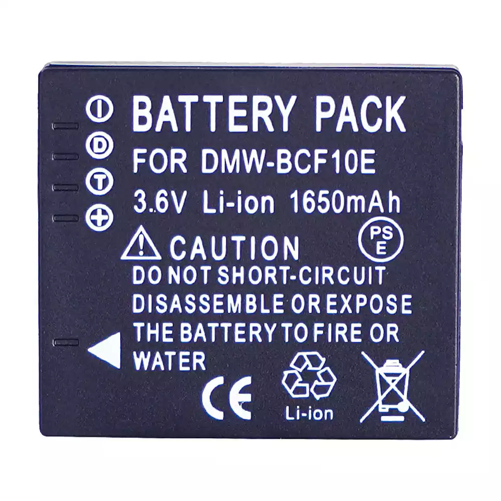 全新相機 電池 適用於 PANASONIC DMW-BCF10,DMW-BCF10E,DMW-BCF10PP,CGA-S/106B