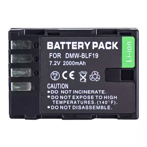 全新相機 電池 適用於 PANASONIC Lumix DMC-GH3 Lumix DMC-GH4 Lumix DC-GH5 Lumix DC-GH5S Lumix DC-G9