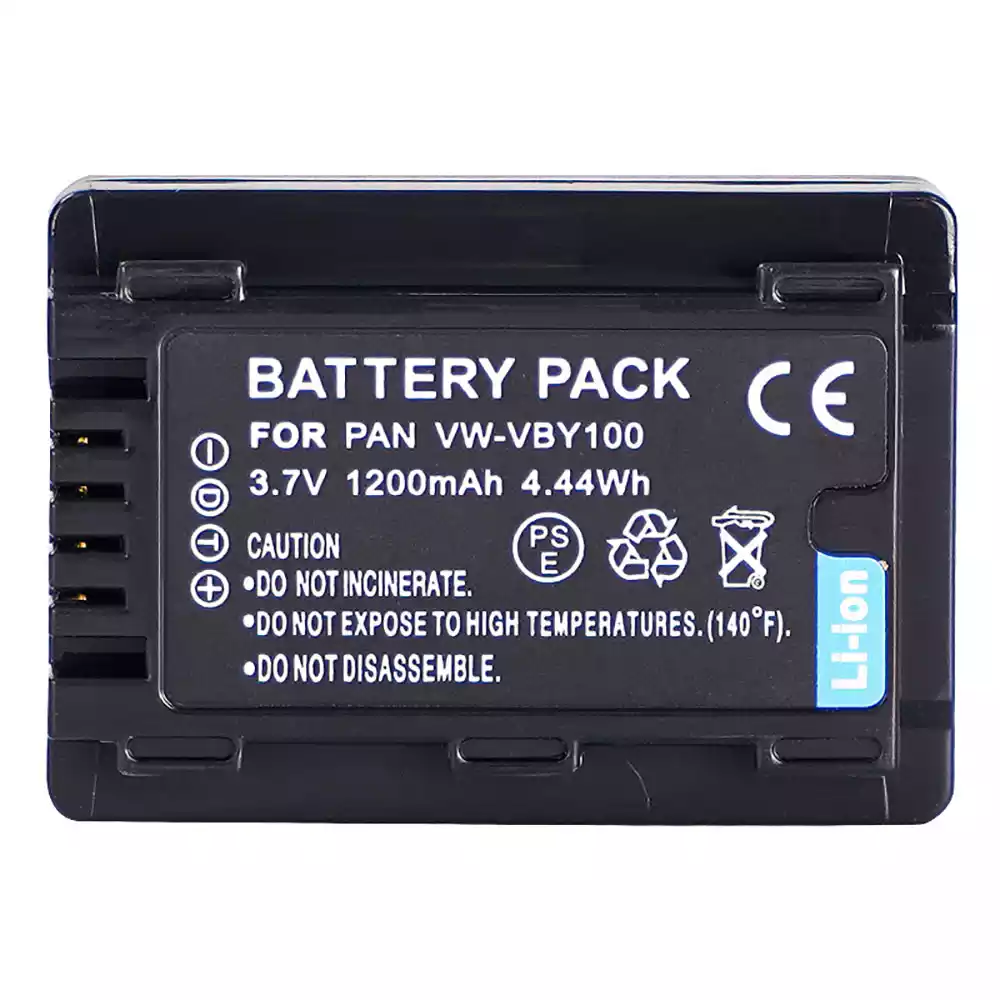 全新相機 電池 適用於 PANASONIC VW-VBY100