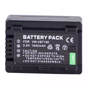 全新相機 電池 適用於 PANASONIC HC-V800K HC-VX1K HC-VX870 (VX870K) HC-VX981 (VX981K) HC-W580 (W580K) HC-W850 HC-WXF991 (WXF991K) HC-WXF1K