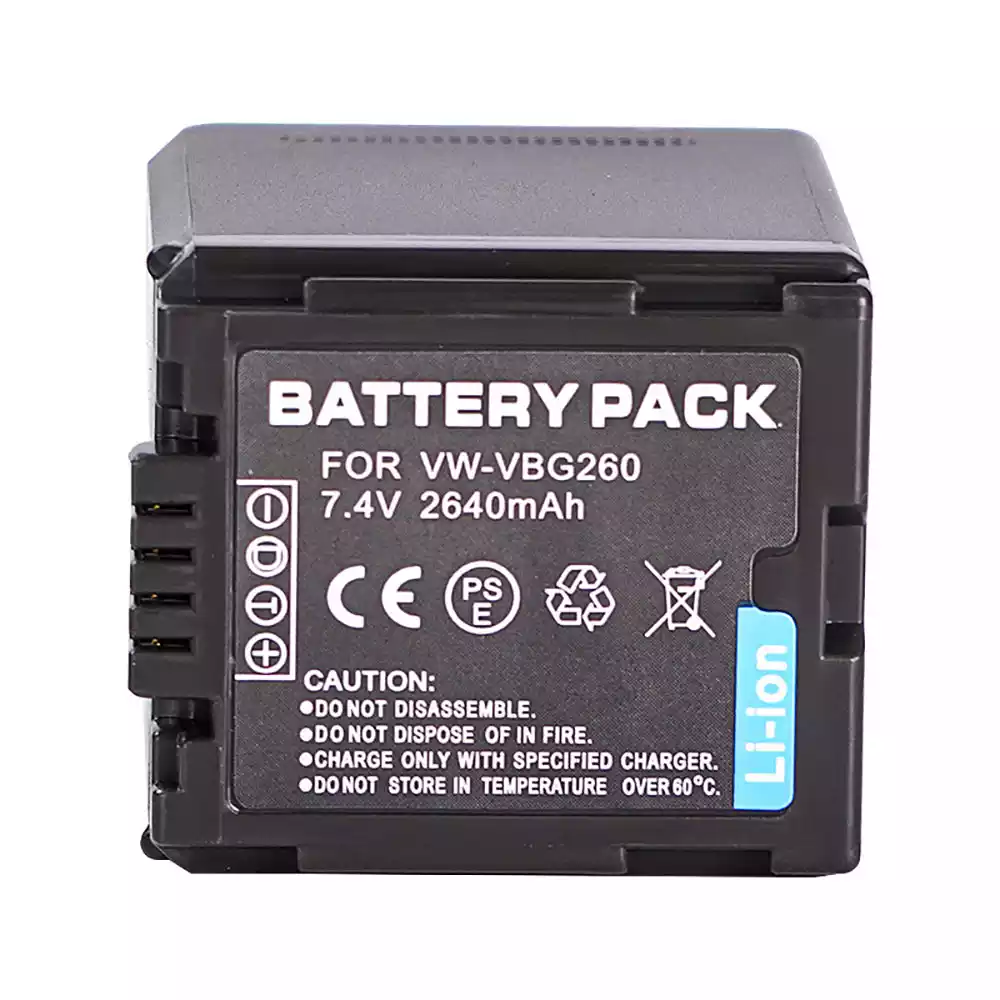 全新相機 電池 適用於 PANASONIC VW-VBG260