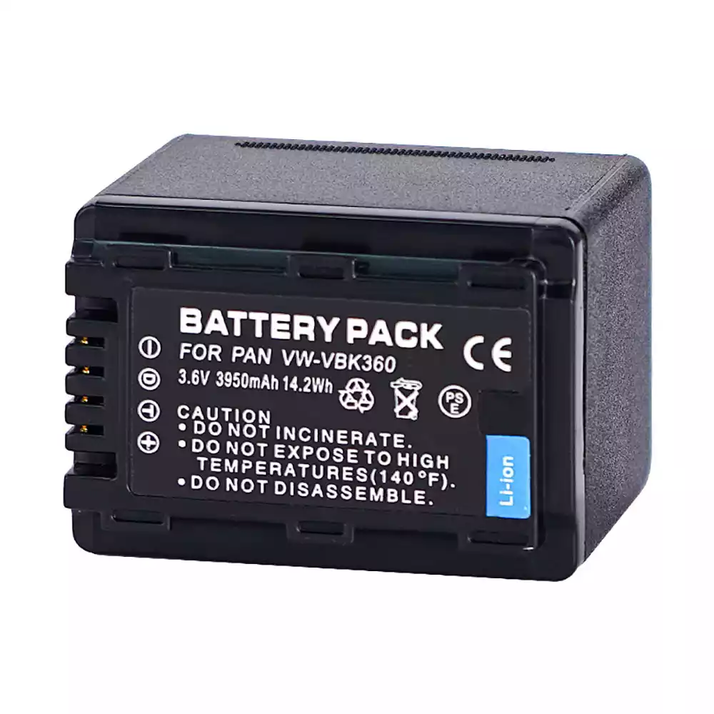 全新相機 電池 適用於 PANASONIC VW-VBK360:圖片 2