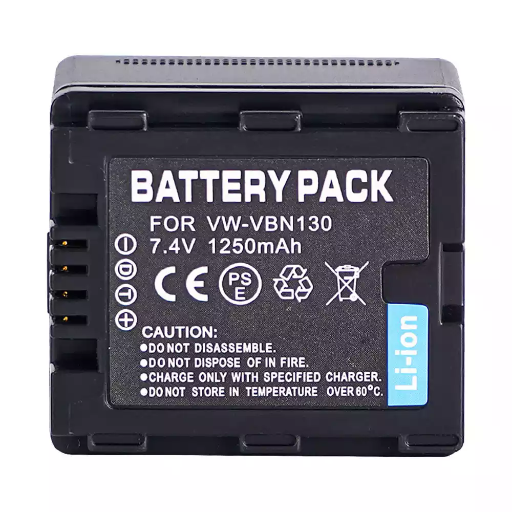 全新相機 電池 適用於 PANASONIC VW-VBN130