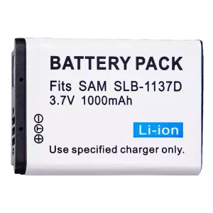 全新相機 電池 適用於 Samsung SLB-1137D