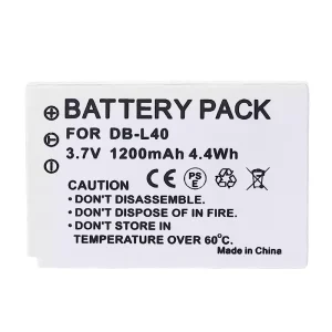 全新相機 電池 適用於 SANYO DB-L40