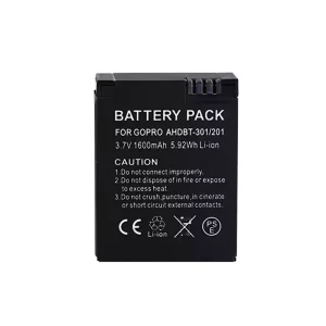全新相機 電池 適用於 GoPro AHDBT-201 AHDBT-301 AHDBT-302