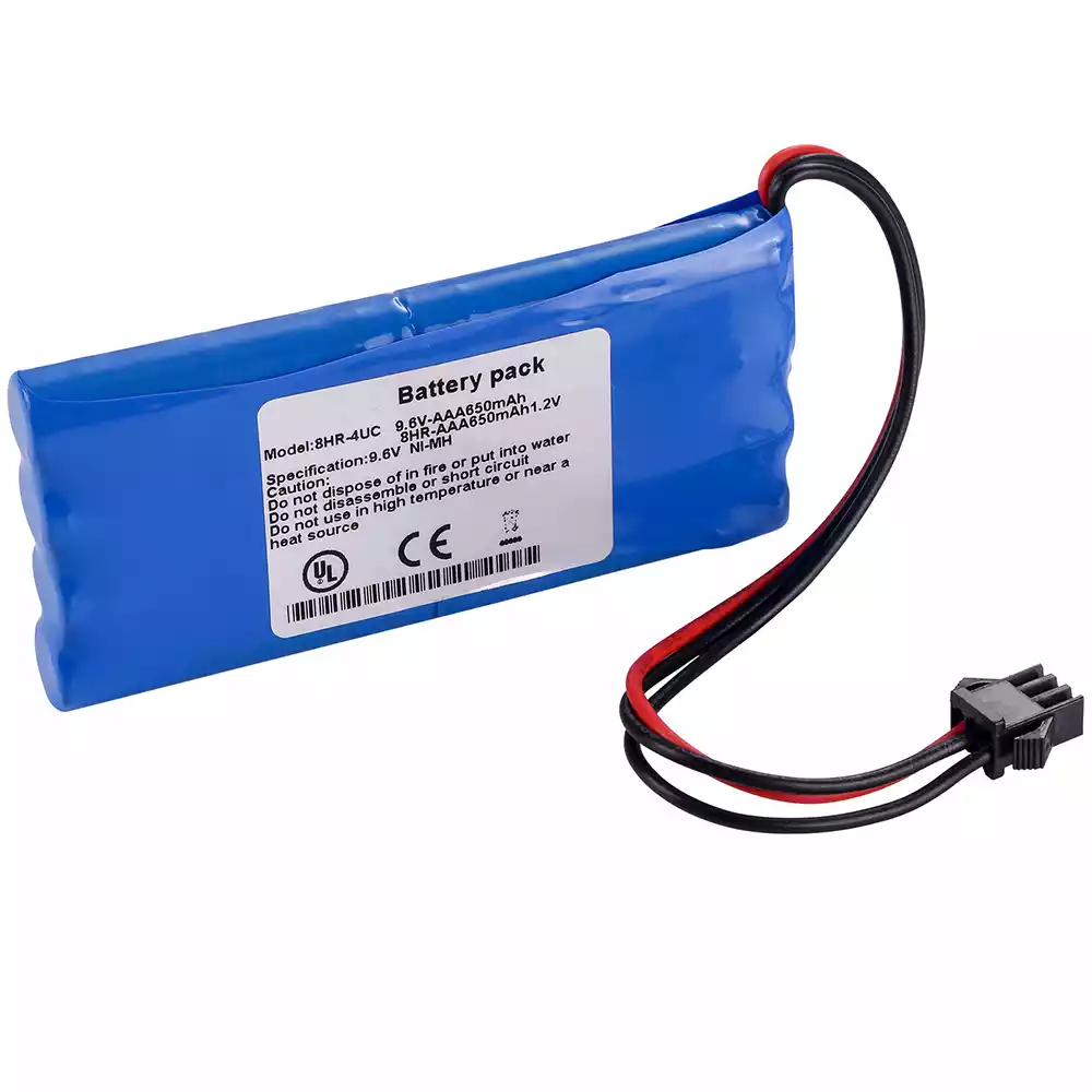 全新 電池 適用於 8HR-4UC 9.6V-AAA650MAH 8HR-AAA650mah1.2V