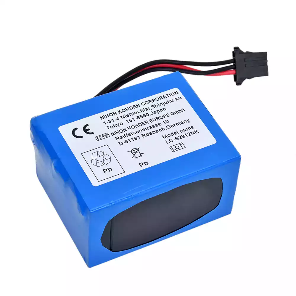 全新 電池 適用於 NIHON KOHDEN LC-S2912NK,LCS-2912NK,X041B:圖片 2