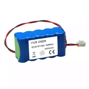全新 電池 適用於 OSEN ECG-8110 ECG-8110A ECG-8130A