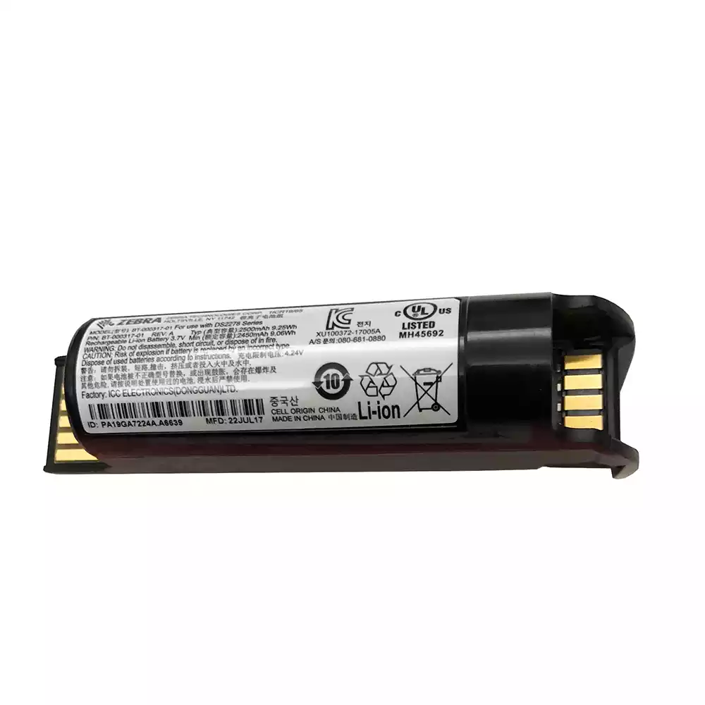 全新 電池 適用於 ZEBRA DS2278,BT-000317-01