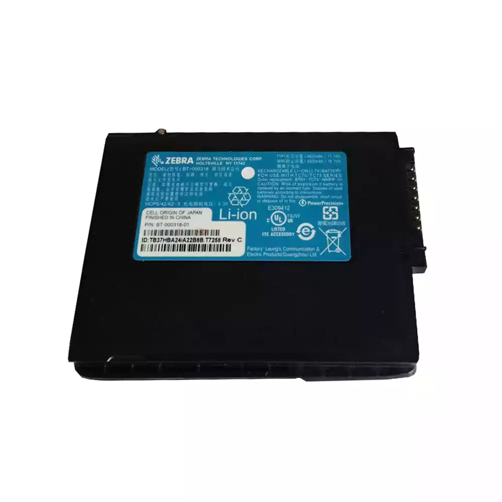 全新 電池 適用於 ZEBRA BT-000318 BT-000318-01,TC70 TC75,Symbol 82-171249-02