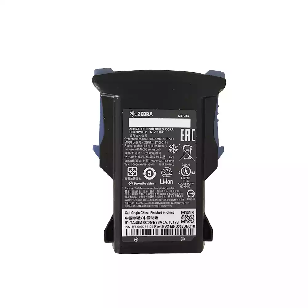 全新 電池 適用於 ZEBRA BT-000370,Zebra MC93 MC9300