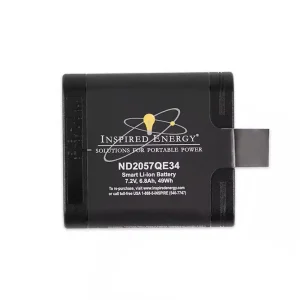 全新 電池 適用於 Inspired Energy ND2057 ND2057QE34 ND2057RC24 ND2057HD29