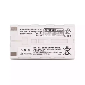全新 電池 適用於 TOPCON BT-66Q RC-3 GMS-2 GPS FC-100